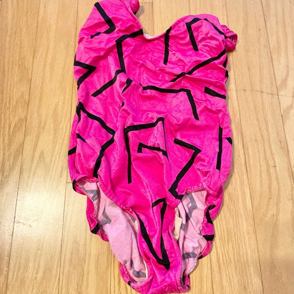 Cole of California Hot Pink Vintage One Piece Bathing Suit